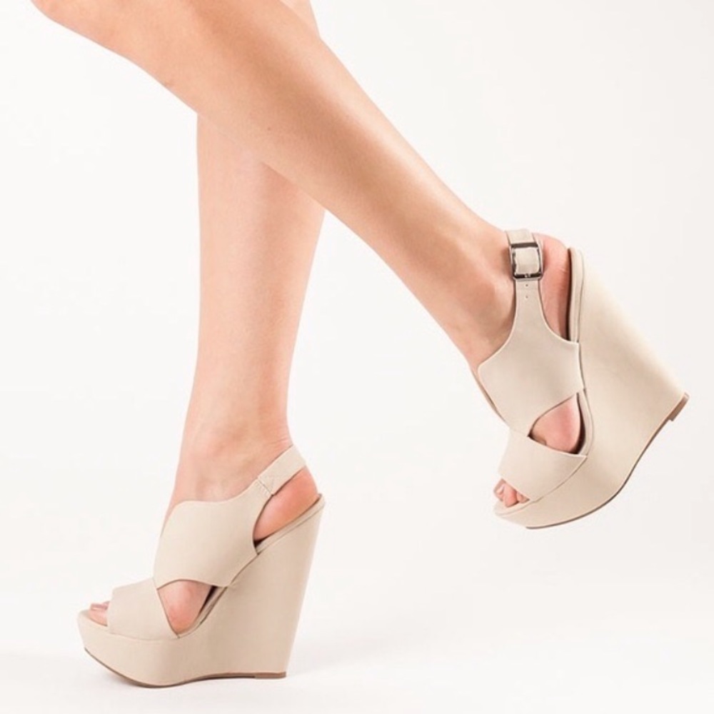 New Steve Madden Xander Wedge Stone US 6M